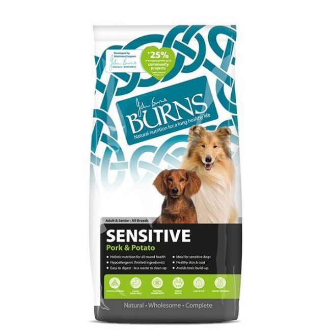 BURNS SENSITIVE PORK & POTATO 2KG